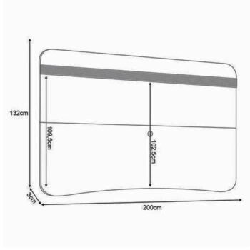 Alternative view of Painel Armoni Larg. 2.00m Cinamomo para TV's de até 80 Polegadas - HB Móveis